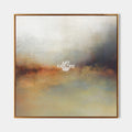 Original hand painted amber rust grey atmospheric abstract oil painting canvas wall art, nordic scandinavian elegant luxury modern livi