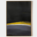 Original hand painted black gold grey abstract oil painting canvas wall art, nordic scandinavian minimalist elegant luxury modern livin