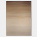 Original hand painted warm taupe sand ombre abstract oil painting canvas wall art, nordic scandinavian minimalist elegant luxury modern