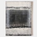 Original hand painted charcoal grey abstract oil painting canvas wall art, nordic scandinavian minimalist elegant luxury modern home de