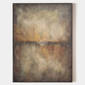 Original hand painted amber taupe charcoal abstract oil painting canvas wall art, nordic scandinavian elegant luxury minimalist modern