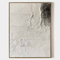 Original hand painted ivory charcoal textured abstract oil painting canvas wall art, nordic scandinavian minimalist elegant luxury mode