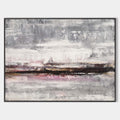 Original hand painted grey blush pink abstract oil painting canvas wall art, nordic scandinavian minimalist elegant luxury modern livin