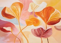 Sienna Reverie Botanical Painting Art - Horizontal