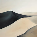 Sand Solitude Atmospheric Painting Art - Square