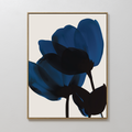 Midnight Pulse Organic Painting Art - Vertical