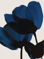 Midnight Pulse Organic Painting Art - Vertical