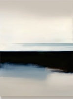 Linen Ebb Atmospheric Painting Art - Set of 2