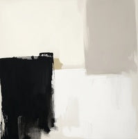 Onyx Silence Minimalist Painting Art - Square