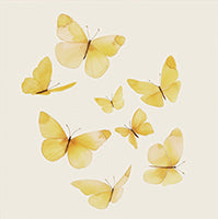 Golden Drift Botanical Painting Art - Square