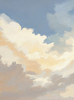 Pearl Reverie Atmospheric Painting Art - Set of 2