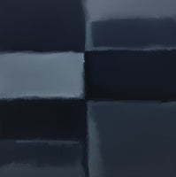 Midnight Silence Geometric Painting Art - Square