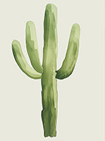 Sage Solitude Organic Painting Art - Vertical