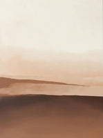 Sienna Reverie Atmospheric Deep Painting Art - Set of 2