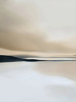 Sand Stillness Atmospheric Painting Art - Set of 2