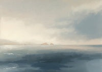 Mist Stillness Coastal Fine Painting Art - Horizontal