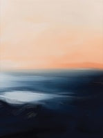 Blush Ebb Atmospheric Painting Art - Set of 2