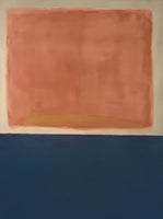Sienna Reverie Abstract Painting Art - Vertical