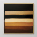 Original hand painted black gold amber abstract oil painting canvas wall art, nordic scandinavian minimalist elegant luxury modern living room home de