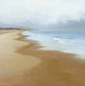 Sand Ebb Coastal Painting Art - Square