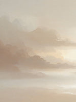Golden Reverie Atmospheric Pure Painting Art - Set of 2