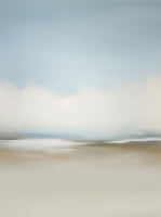 Mist Stillness Coastal Cool Painting Art - Set of 2