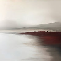 Dusk Ebb Atmospheric Painting Art - Square