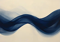 Midnight Sway Atmospheric Painting Art - Horizontal