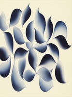 Midnight Sway Organic Soft Painting Art - Vertical