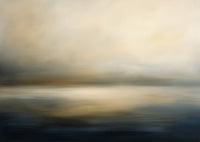 Midnight Stillness Atmospheric Fine Painting Art - Horizontal