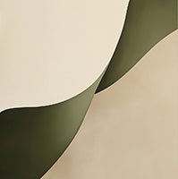 Sage Reverie Organic Painting Art - Vertical
