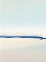 Frost Stillness Coastal Pure Painting Art - Set of 2