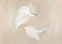 Pearl Reverie Organic Soft Painting Art - Horizontal
