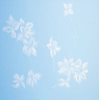 Frost Whisper Botanical Painting Art - Square