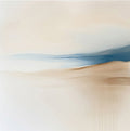 Sand Stillness Coastal Soft Painting Art - Square