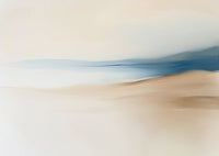 Sand Drift Coastal Bold Painting Art - Horizontal