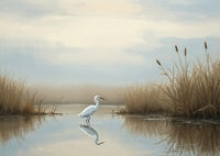 Mist Stillness Coastal 3 Painting Art - Horizontal