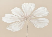 Linen Reverie Botanical Painting Art - Horizontal