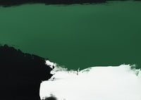 Midnight Silence Abstract Soft Painting Art - Horizontal