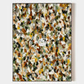 Hand painted original oil painting wall art canvas nordic scandinavian elegant luxury modern home decor earthy abstract expressionist