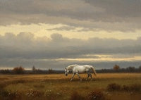 Ochre Wander Classic Painting Art - Horizontal