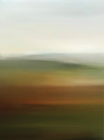 Sage Reverie Atmospheric Deep Painting Art - Set of 2