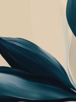 Midnight Foliage Set of 2 Painting Art - Vertical