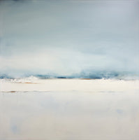 Mist Silence Atmospheric Painting Art - Square