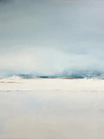 Frost Stillness Coastal 2 Painting Art - Horizontal