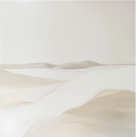 Pearl Drift Organic Painting Art - Square