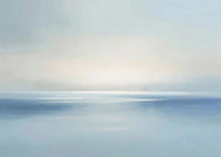 Frost Stillness Coastal 4 Painting Art - Horizontal