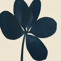 Midnight Bloom Botanical 6 Painting Art - Square