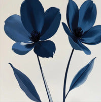 Midnight Bloom Botanical 7 Painting Art - Horizontal