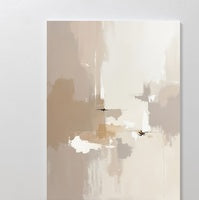 Linen Reverie Abstract Painting Art - Vertical